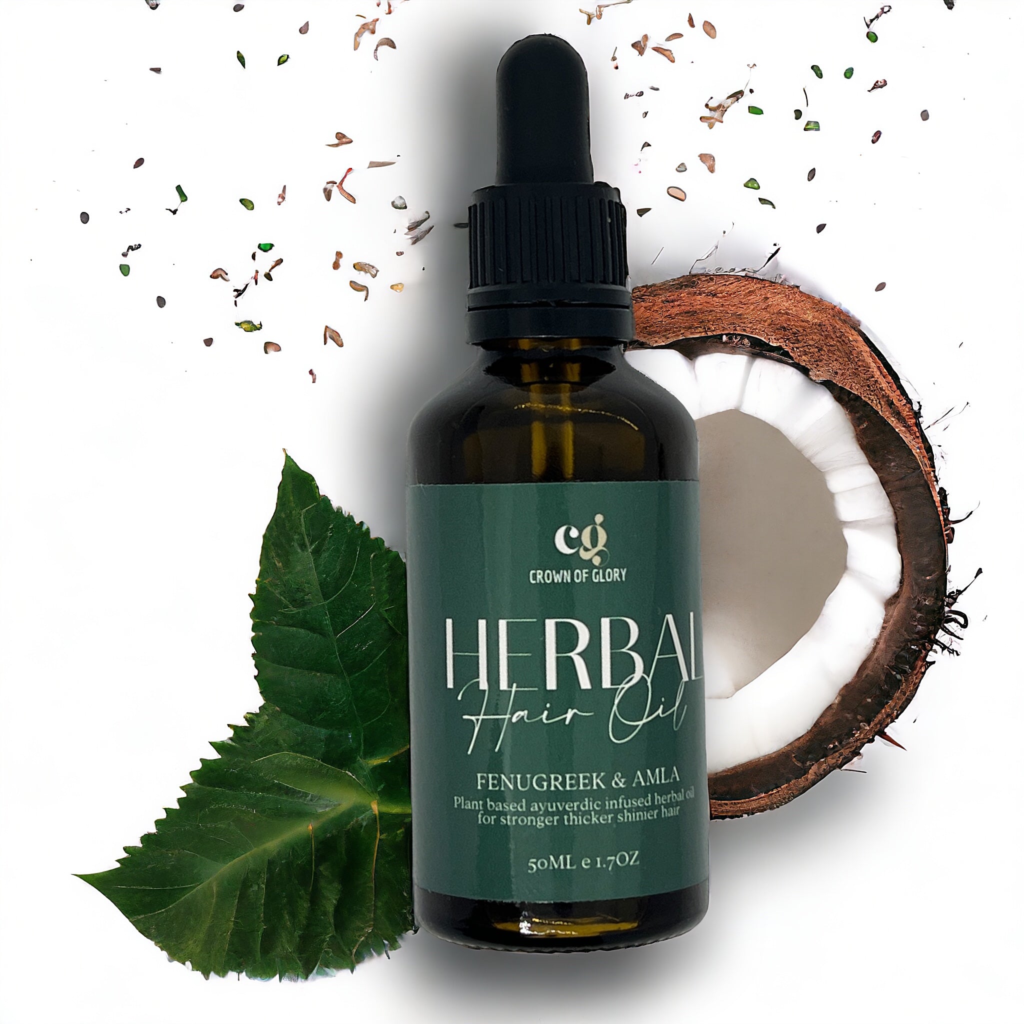 Herbal Ayurvedic Hair Oil for Thick and Strong Hair