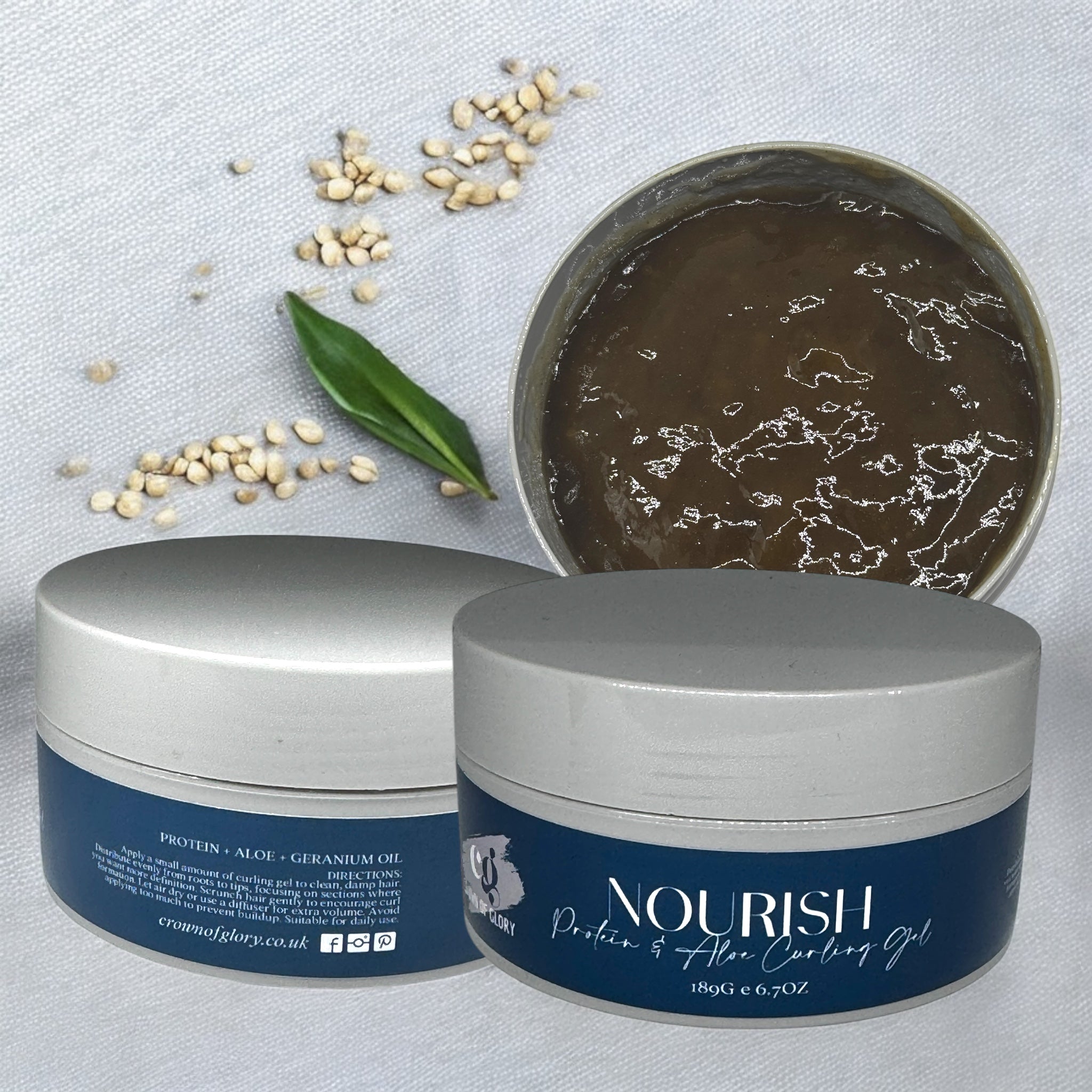 Aloe vera curl gel for frizz-free curls