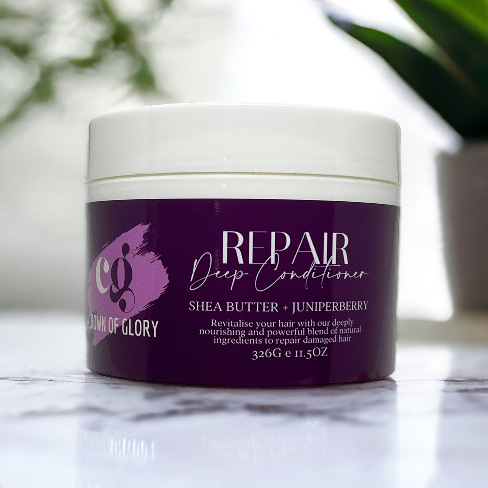 Repair Deep Conditioner with natural shea butter and castor. oil. How to repair damaged hair with deep conditioning. Moisturising treatment for brittle hair